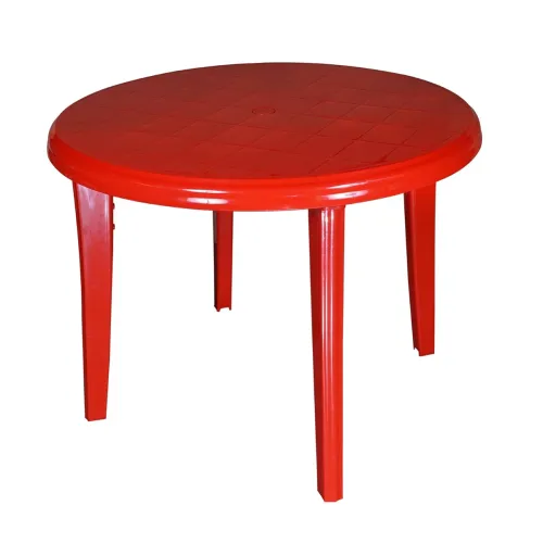 Image of Cello Plastic Prudent Dining Table (Red)