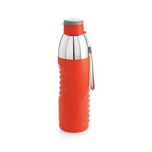 Image of Cello Plastic Puro Gliss Insulated Water Bottle,900 ML,Orange