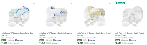 Image of Cello po47 Dinner Sets started @ ₹1999