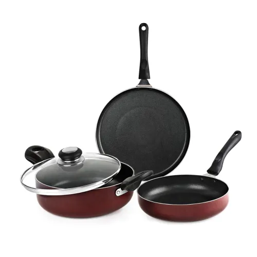 Image of Cello Prima 3 pcs Non-Stick Aluminium Cookware Set