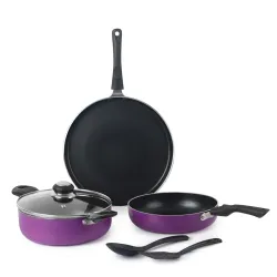 Cello Prima Multipurpose Non-Stick Cookware Set – 6 Pieces 