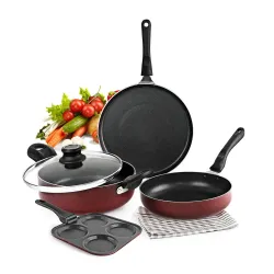 Cello Prima Uttapam Non Stick Aluminium Cookware Combo