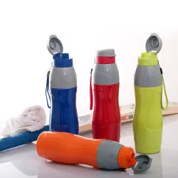 CELLO Puro Sports 600 Plastic Water Bottle (Set of 4, 520ml Each)