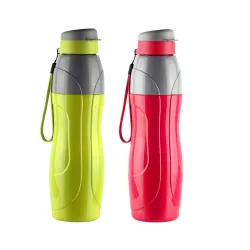Cello Puro Sports 900 Steel Water Bottle Set (720ml x 2)