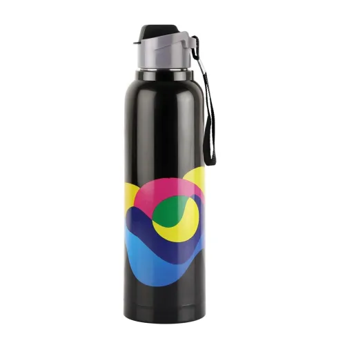 Image of CELLO Puro Steel-X Benz Pro 900 Insulated Water Bottle – 730ml Black
