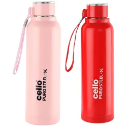 Cello Puro Steel-X Benz Inner Steel Outer Plastic with PU Insulation Water
