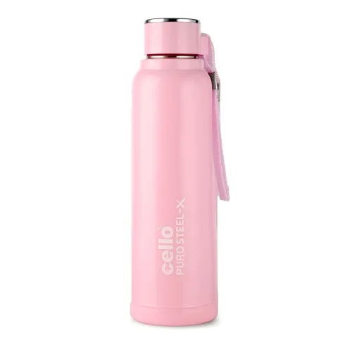 Image of Cello. Puro Steel-X Benz Insulated Bottle with Stainless Steel Inner, 900 ml
