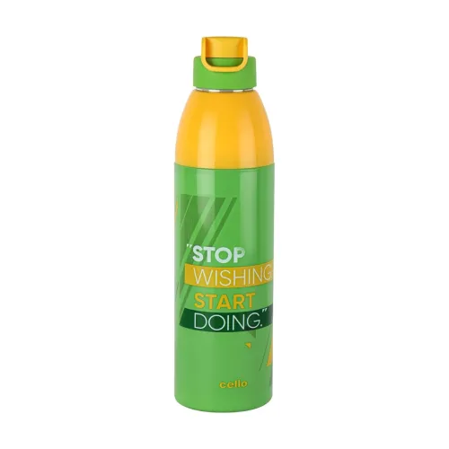 Image of Cello Puro Steel-X Genx 600 | Inner Steel Bottle | PU Insulation | Cold Insulated Bottle | Best Usage for Office/School/