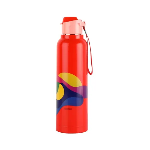Image of CELLO Puro Steel-X Wide Mouth Insulated Bottle, 520ml