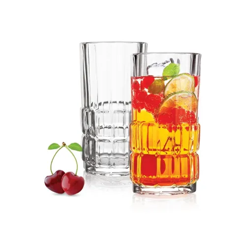 Image of Cello Quadro Glass Set, 235ml, Set of 6, Clear