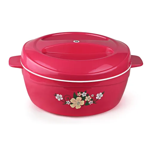 Image of Cello Roti Plus Insulated Steel Casserole | 1500ml | Pink
