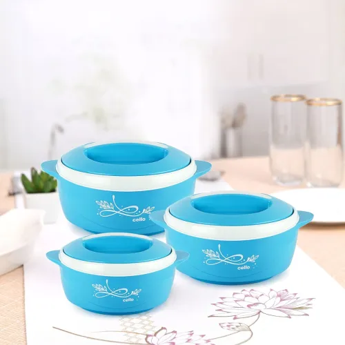 Image of CELLO Sapphire Insulated Inner Steel Casserole Set of 3