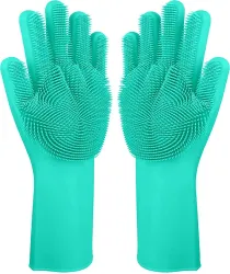 Cello Silicone Gloves Wet and Dry Glove (Free Size)