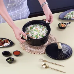 Cello Sonet 1250ml Stainless Steel Hot Casserole – Black