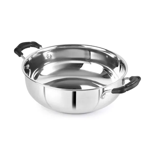 Image of Cello Steelox Stainless Steel Kadhai 3ltr