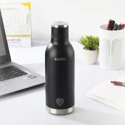 CELLO Duro Tuff Steel Series Hot & Cold Bottle