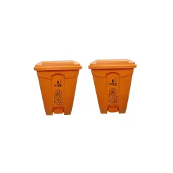 Cello Strong Plastic Step-On Pedal Garbage Dustbin 60 Ltr