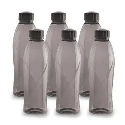 CELLO Texas PET Water Bottle 1 Litre (Set of 6)