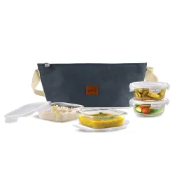 Cello Transparent Set Of 4 Lunch Box