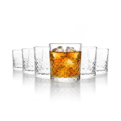 Image of CELLO Unity Whiskey Rocks Glass Set of 6 Pcs, 215 ml 