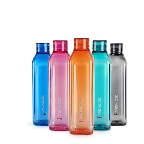 Image of Cello Venice Water Bottles Set of 5, 1000ml Each 