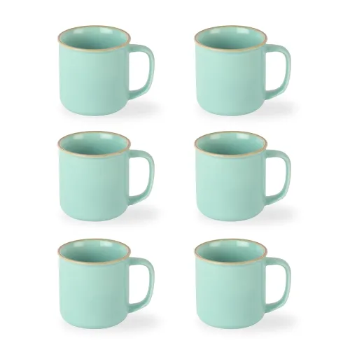 Image of CELLO Estella Nexus Color Tropical Plain Mug Set of 6