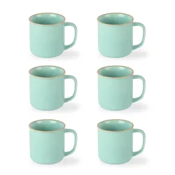 CELLO Estella Nexus Color Tropical Plain Mug Set of 6