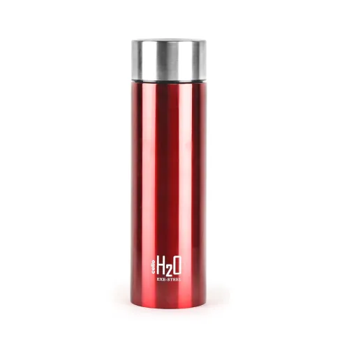 Image of CELLO H2O Stainless Steel Water Bottle Red 1000 ml
