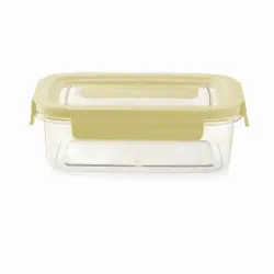 CELLO Stylelock Pet Storage Container for Kitchen 970 ml Baby Green | Freezer & Fridge Safe Stackable Airtight Kitchen Storage Container Jar Box Set for Biscuits Bread Coffee Fruits Pasta Fl...