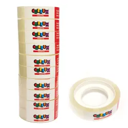 CELLUX 12 Rolls Essential Transparent Tape Refills