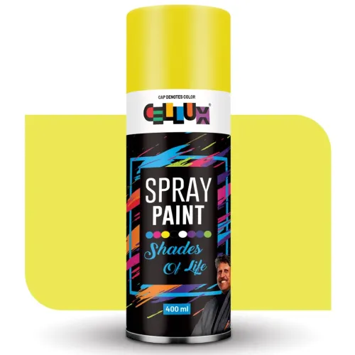 Image of Cellux 2X Ultra Cover Fluorescent Yellow Spray Paint