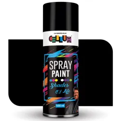 CELLUX 2X Ultra Cover Gloss Black Spray Paint 400 ML