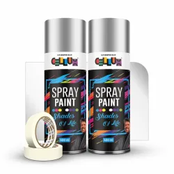 Cellux Chrome Spray Paint Pack of 2 400ml