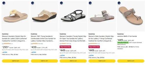 Image of Centrino Women’s Footwear at minimum 77% Discount
