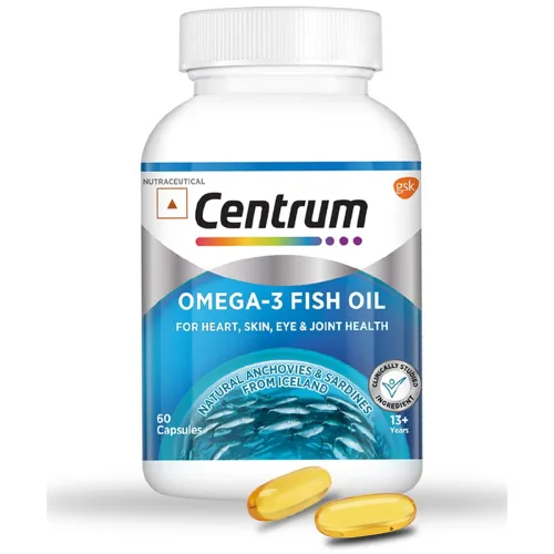 Image of Centrum Omega 3 Fish Oil Capsules 1000mg Supplements