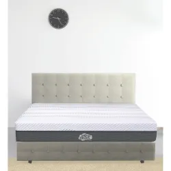 Centuary Mattresses Sleepables 6-Inch Single Size with Active Edge Support Antimicrobial Foam Rolled & Vaccumed Inner Spring Mattress (72x36x6)