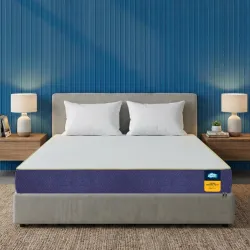Centuary Mattresses Sleepables 6-Inch King Size Orthopedic Memory Foam Back Support Pressure Relieving Roll Pack High Resilience (HR) Foam Mattress | 10 Years Warranty | (72x72x6)
