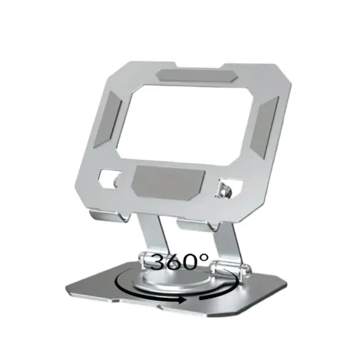 Image of CERLINK Aluminium Tablet Stand Holder with 360° Rotating Base, Multi Angle Adjustments Compatible for iPad Pro 12.9 | 11
