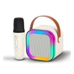 CERLINK Rechargeable Karaoke Mic with Speaker for Singing