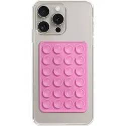 CERLINK Suction Phone Grip Holder – Hands-Free Silicone Mount (Pink)