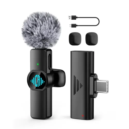 Image of CEROAN Wireless Mic for YouTube (Noise Cancellation, Type-C)