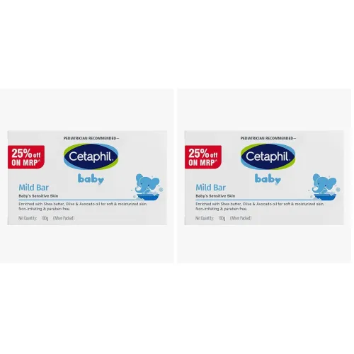 Image of Cetaphil Baby Mild Cleansing Bar for Newborns Babies 100gm P02
