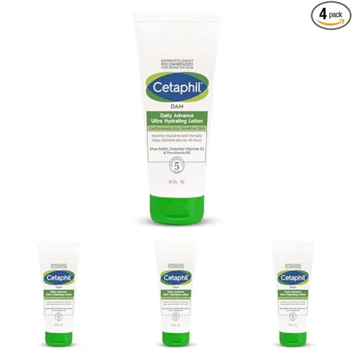 Image of Cetaphil Daily Advance Ultra Hydrating Lotion 30g (Pack of 4)