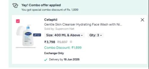 Image of Cetaphil Face Wash: Buy 2 Get 1 Free 
