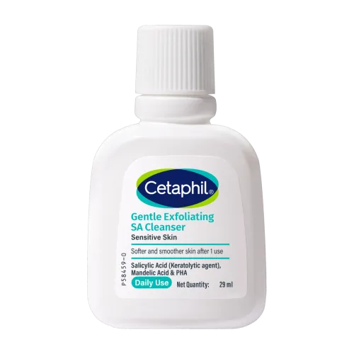 Image of Cetaphil Gentle Exfoliating SA Cleanser Face Wash (29 ml)