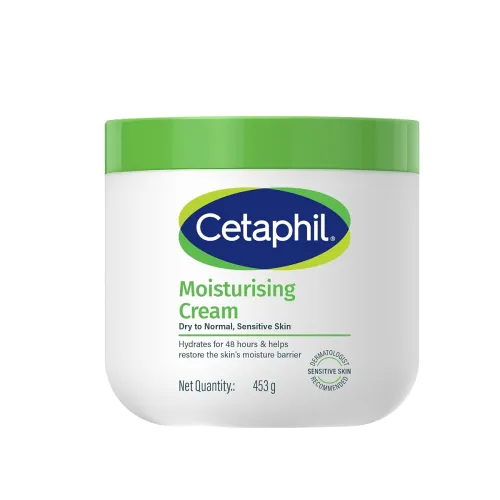 Image of Cetaphil Moisturising Cream 453 g for Dry & Sensitive Skin | 48H Hydration with Almond Oil, Niacinamide & Panthenol | 