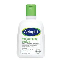 CETAPHIL Moisturising Lotion 118 ml for Dry to Normal & Sensitive Skin | 48H Hydration with Niacinamide, Panthenol & Gly