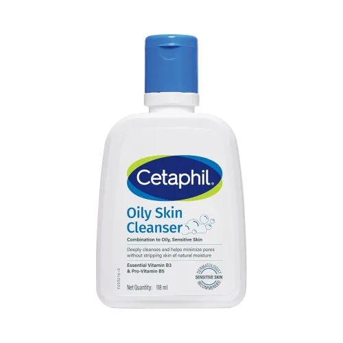 Image of Cetaphil Oily Skin Cleanser, Daily Face Wash for Oily, Acne prone Skin, Gentle Foaming, 118ml