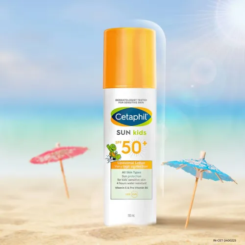 Image of Cetaphil Sunscreen - SPF 50+ Sun Kids Liposomal Lotion SPF 50+ (150 ml)