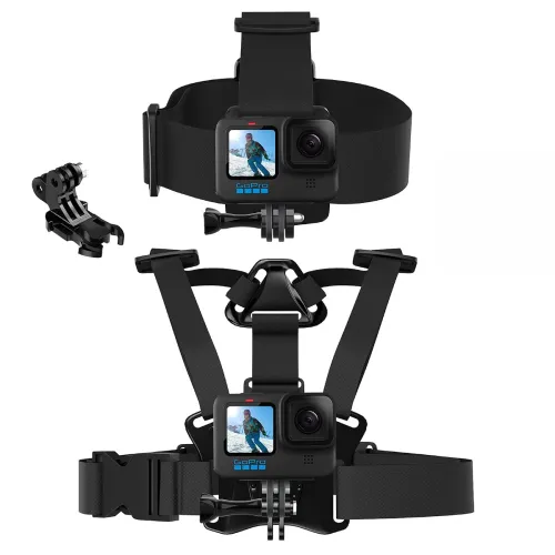 Image of CEUTA Head Chest Mount Kit for GoPro DJI Cameras
